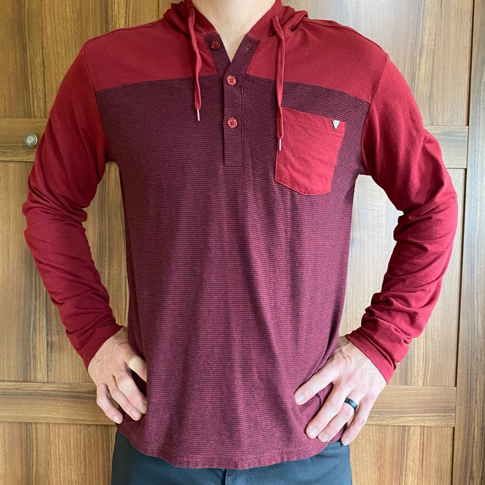 Guess hoodie long sleeve t-shirt